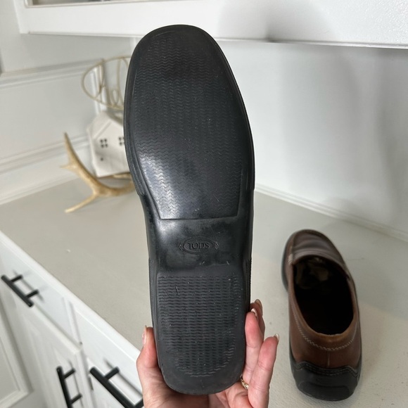Tod’s Brown Classic Leather Penny Loafers Quiet Luxury Size 12 – Made in Italy - Picture 9 of 10